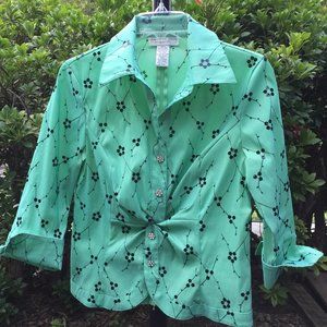 Jackie Jon  Spatcle Sequin Dress Shirt